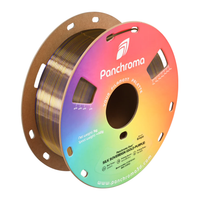 PolyMaker Panchroma Dual Silk Sovereign (Gold-Purple) PLA Filament - 1.75mm (1kg)
