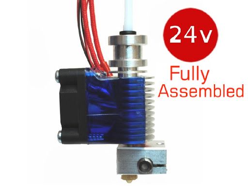 E3D All-metal v6 HotEnd Fully Assembled 1.75mm Universal (with Bowden add-on) (24v)