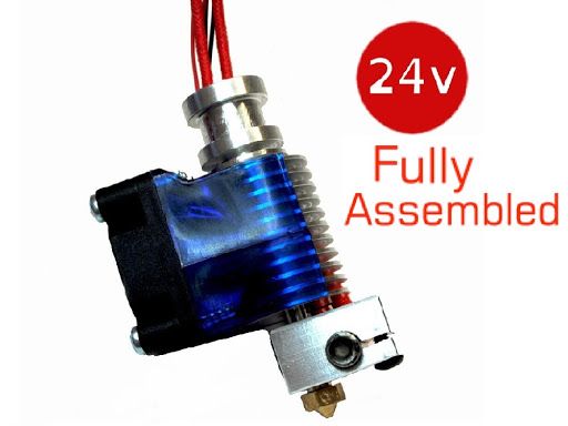 CLEARANCE - E3D All-metal v6 HotEnd Fully Assembled 3.00mm Direct (24v)