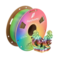 PolyMaker Panchroma Gradient Silk Rainbow PLA Filament - 1.75mm (1kg)