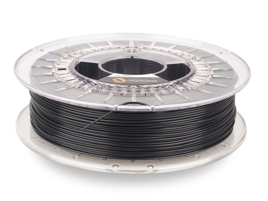 Fillamentum Black Vinyl 303 PVC Filament - 1.75mm (0.75kg