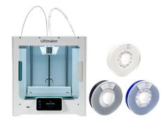 Ultimaker S3 + UltiMaker S3 UltiMakerCare Plan - 3 Years - Beginner PLA Filament Bundle