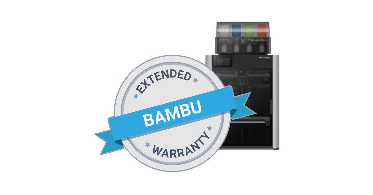 Bambu Lab H2D Extended 2 Year Warranty - 2 Years of Comprehensive