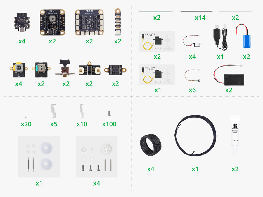 Bambu Lab CyberBrick Ultimate Hardware Kit