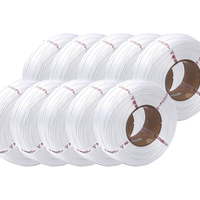 Bambu Lab Ivory White Matte PLA Filament Refill 10 Pack - 1.75mm (1kg)