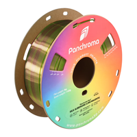 PolyMaker Panchroma Dual Silk Aubergine (Lime-Magenta) PLA Filament - 1.75mm (1kg)