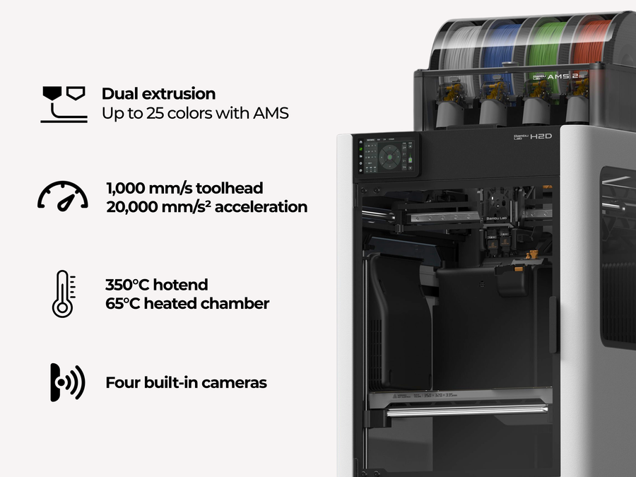 Bambu Lab H2D with Basic Bundle