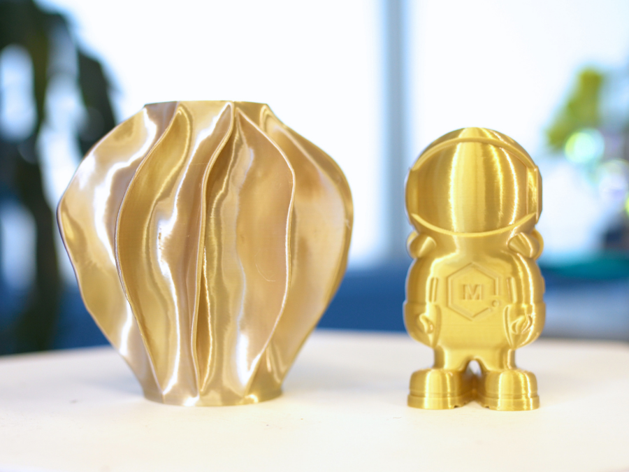Gold Silver Silky MH Build Series Magic PLA Filament - 1.75mm (1kg)