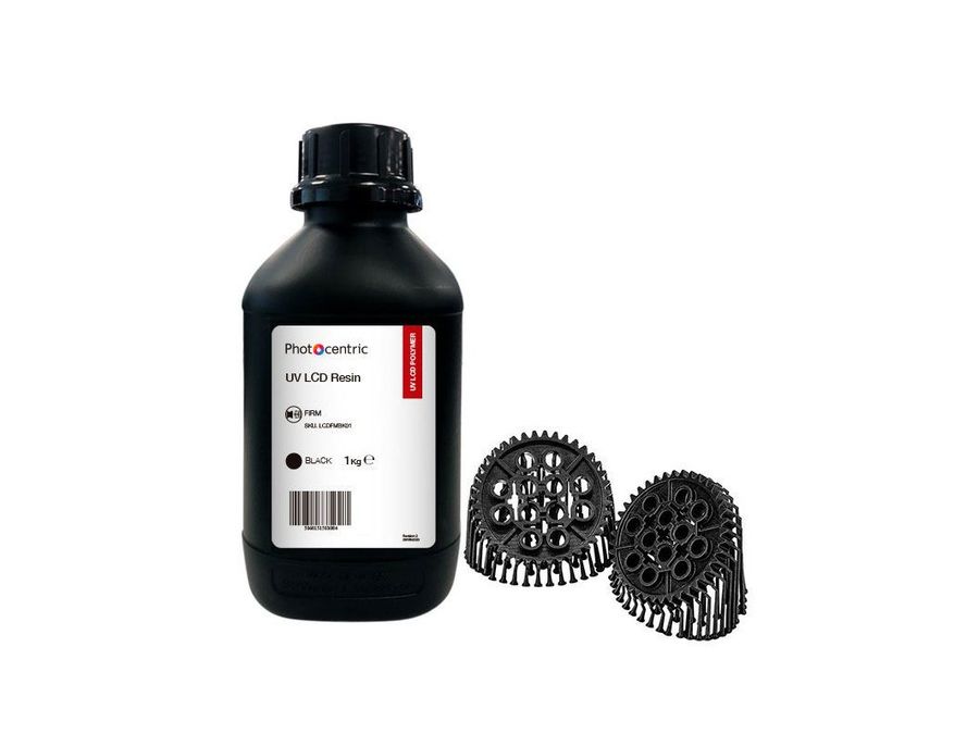 PhotoCentric 3D UV LCD Firm Resin - Black (1kg)