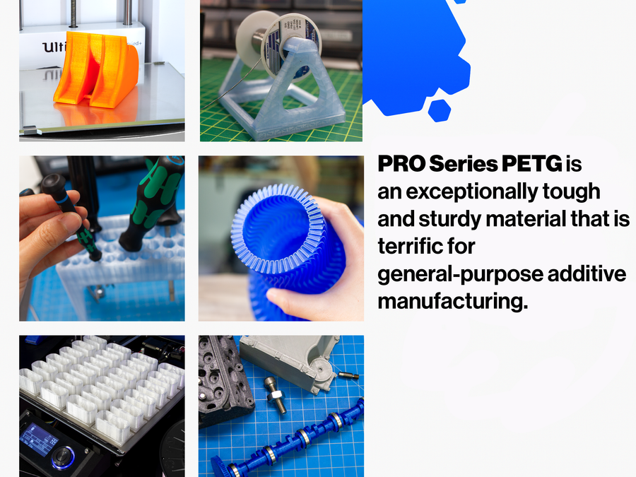 Translucent Red PRO Series PETG Filament - 2.85mm (1kg)