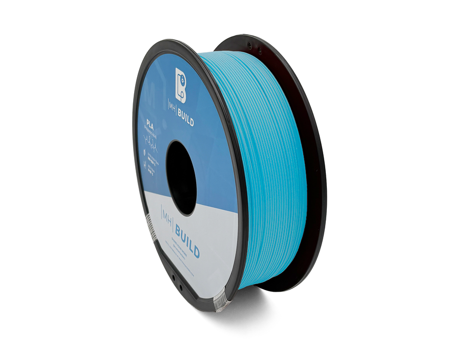 Light Blue MH Build Series Matte PLA Filament - 1.75mm (1kg)