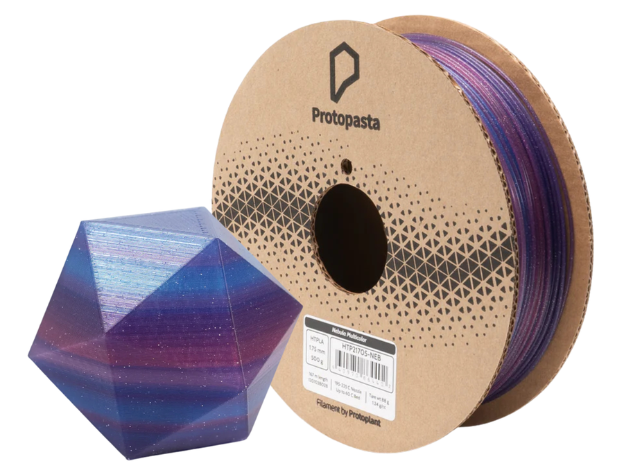 Protopasta Nebula Cotton Candy Pastel Multicolor HTPLA Filament - 1.75mm (0.5kg)