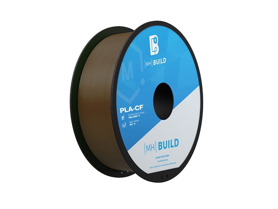 Brown MH Build Series PLA-CF Filament - 1.75mm (1kg)