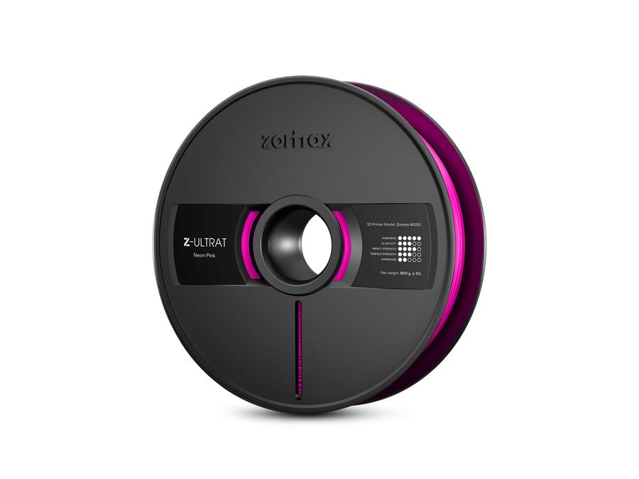 Zortrax M200 Z-ULTRAT Neon Pink Filament - 1.75mm (0.80kg)