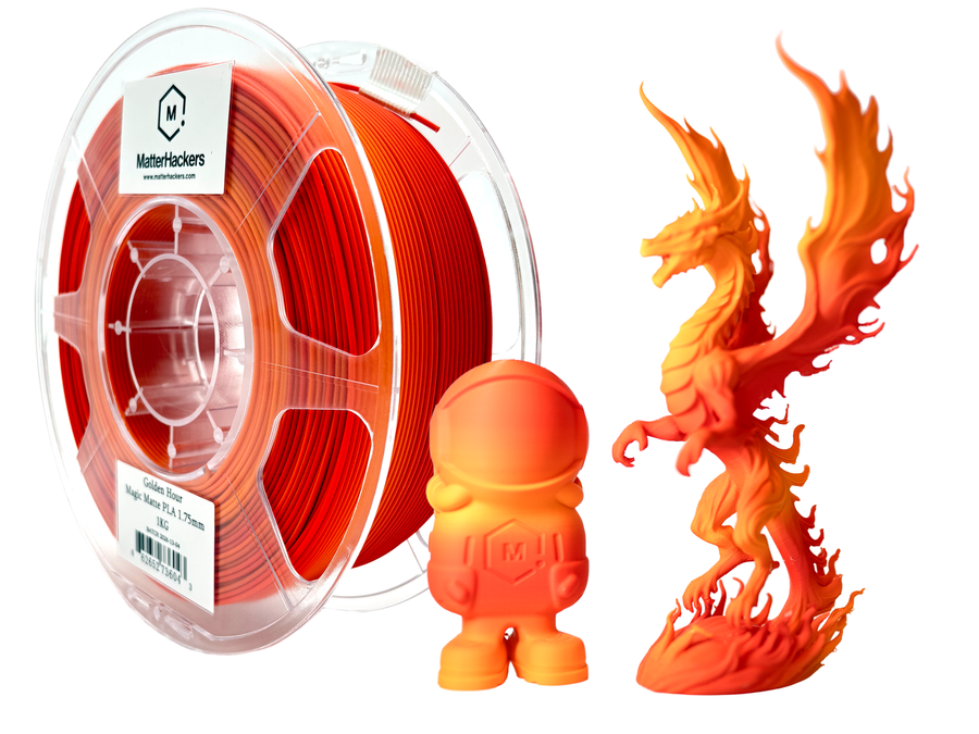 Golden Hour MH Build Series Magic Matte PLA Filament - 1.75mm (1kg)