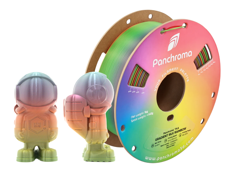 PolyMaker Panchroma Gradient Silk Rainbow PLA Filament - 1.75mm (1kg)