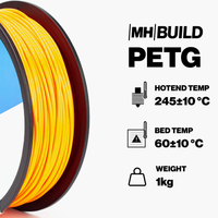 Translucent Rose Pink MH Build Series PETG Filament - 1.75mm (1kg)