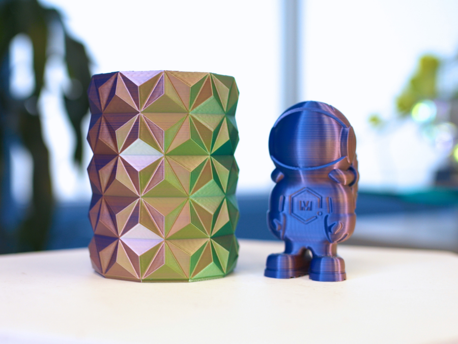 Copper Purple Green Silky MH Build Series Magic PLA Filament - 1.75mm (1kg)