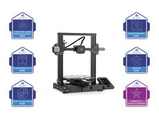 New Collar Job Skills Digital Master Badge Creality Ender 3 V2 3D Printer Bundle - Self Paced