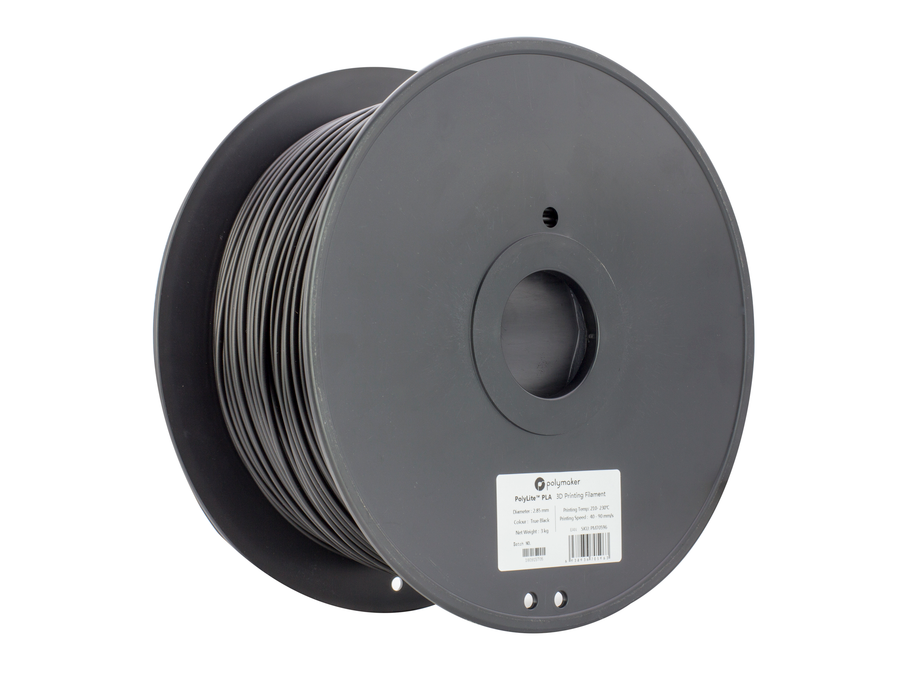 Polymaker PolyLite PLA Black - 1.75mm (3kg)