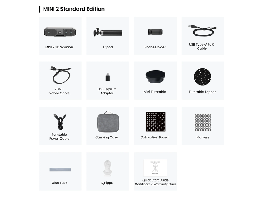 Revopoint MINI 2 3D Scanner Standard Edition