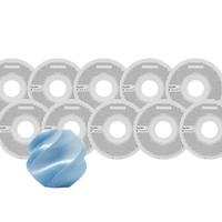 Bambu Lab Baby Blue Silk+ PLA Filament Pack of 10 - 1.75mm (1kg)