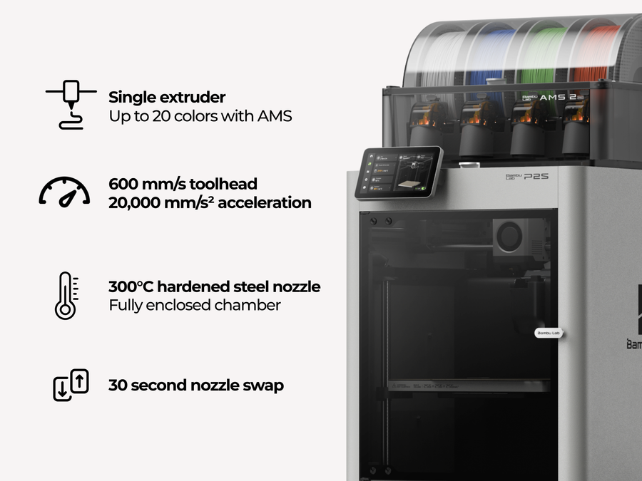 Bambu Lab P2S Combo 3D Printer