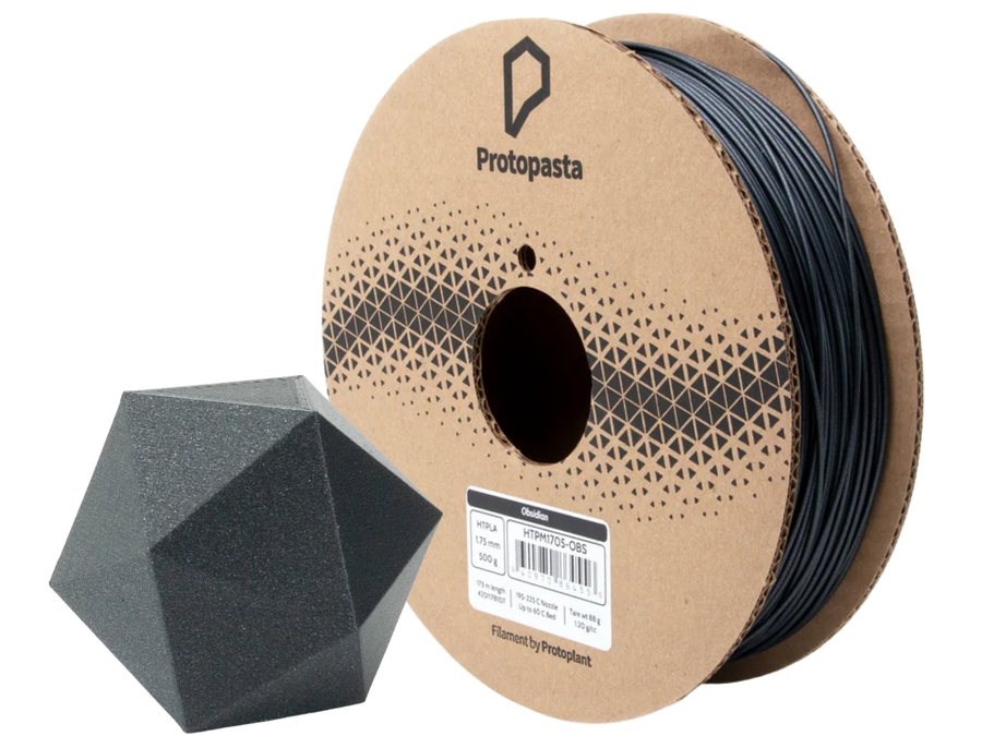 Protopasta Empire Strikes Black Silver Glitter HTPLA Filament - 1.75mm (0.5kg)