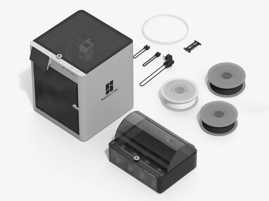 Bambu Lab Factory Refurbished X1-Carbon Combo - The Basics Bundle