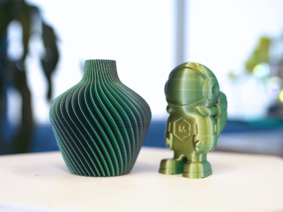 Gold Green Black Silky MH Build Series Magic PLA Filament - 1.75mm (1kg)