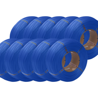 Bambu Lab Blue PLA Filament Refill 10 Pack - 1.75mm (1kg)