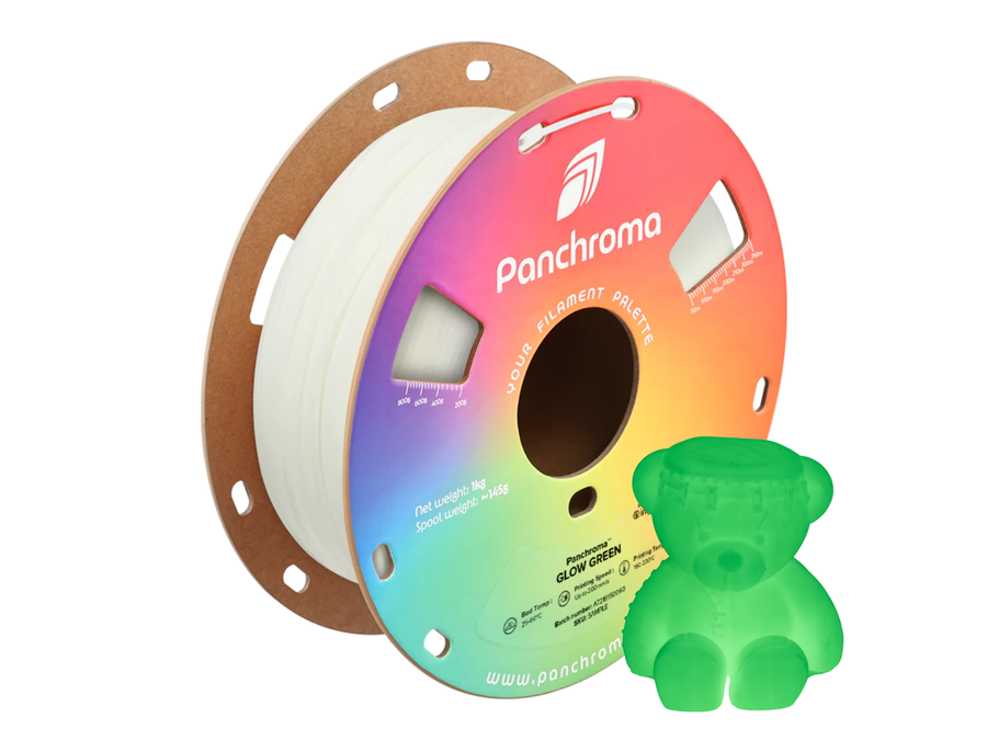 PolyMaker Panchroma Glow Green PLA Filament - 1.75mm (1kg)