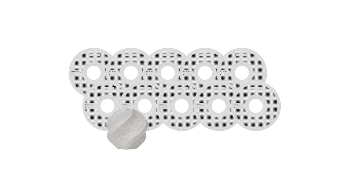 Bambulab A1 ＋白フィラメント Bambu Lab White Marble PLA Filament 10 Pack - 1.75mm (1kg