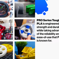 Black PRO Series Tough PLA Filament - 1.75mm (1kg)