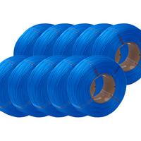 Bambu Lab Marine Blue Matte PLA Filament Refill 10 Pack - 1.75mm (1kg)