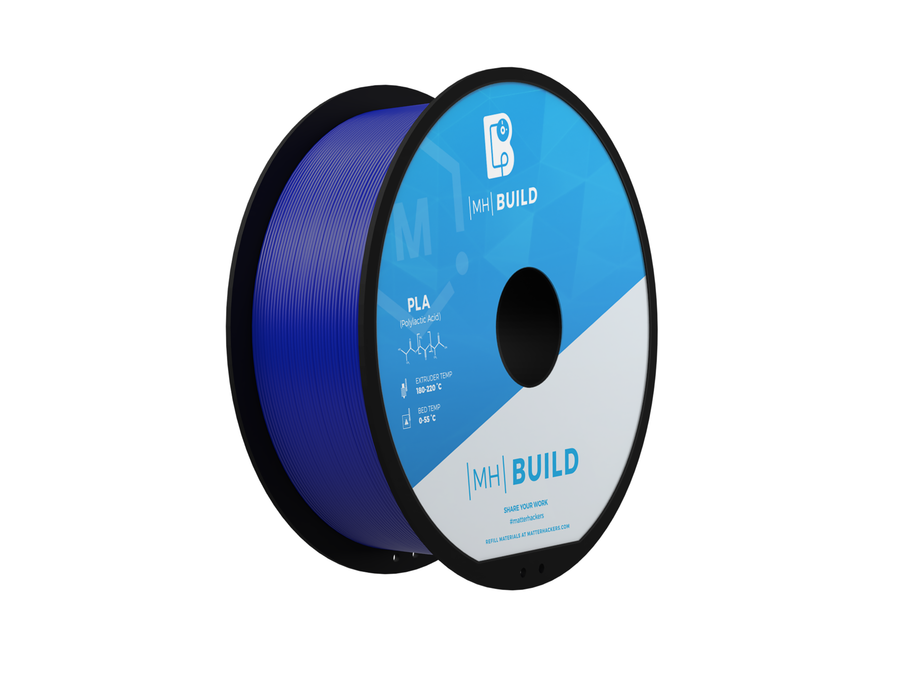 Blue MH Build Series PLA Filament - 1.75mm (1kg)