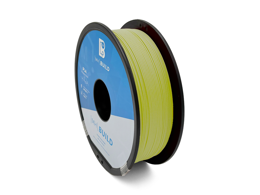 Light Yellow MH Build Series Matte PLA Filament - 1.75mm (1kg)