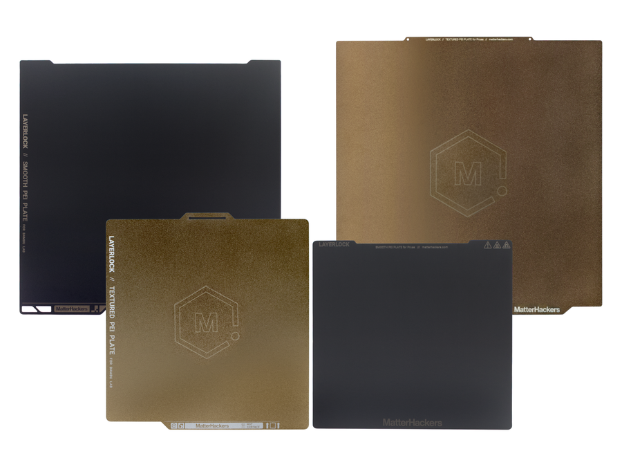 LayerLock Textured PEI Build Plate for Bambu Lab A1 / P1 / X1 Series
