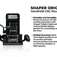 Shaper Origin Hand-Held CNC Router with Shaper Plate and Workstation
