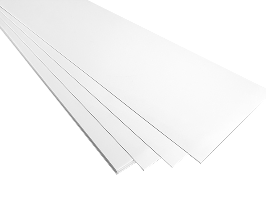 Vaquform Forming Sheets HIPS - White - 40 pack - 0.5mm