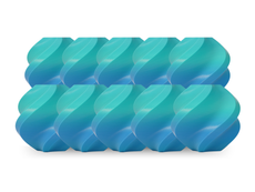 Bambu Lab Ocean to Meadow Gradient PLA Filament Pack of 10 - 1.75mm (1kg)