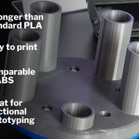 Black MH Build Series Tough PLA Filament - 1.75mm (1kg)