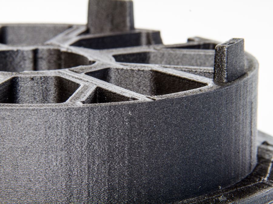 CLEARANCE - NylonX Carbon Fiber PA12 Filament (Notched Spool) - 1.75mm (0.5kg)