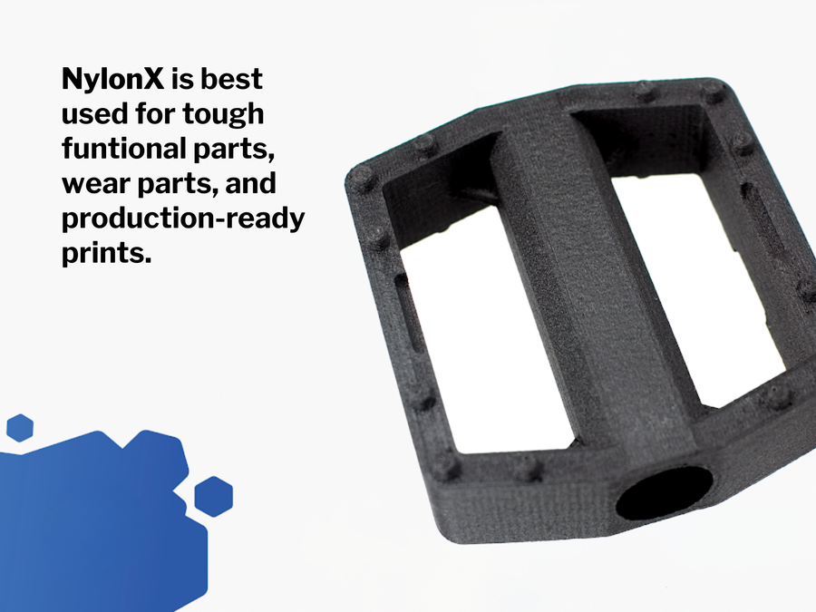 CLEARANCE - NylonX Carbon Fiber PA12 Filament (Notched Spool) - 1.75mm (0.5kg)