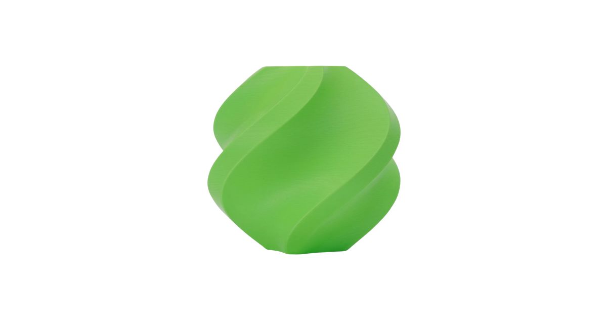 Bambu Lab Lime Green PETG Basic Filament - 1.75mm (1kg) | MatterHackers