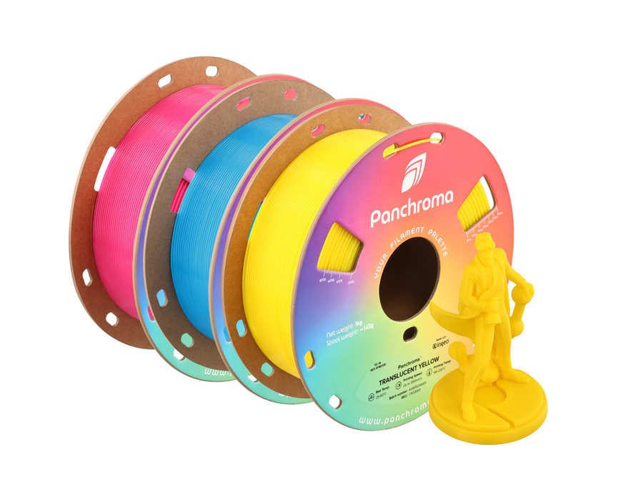 PolyMaker Panchroma Translucent Magenta PLA Filament - 1.75mm (1kg