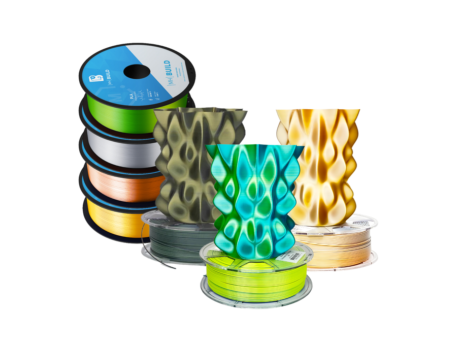 MH Build Series St. Patrick's Silky Pack PLA Filament Bundle - 1.75mm