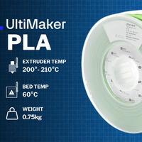 UltiMaker Pearl White PLA Filament - 2.85mm (0.75kg)