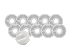 Bambu Lab White Silk+ PLA Filament Pack of 10 - 1.75mm (1kg)