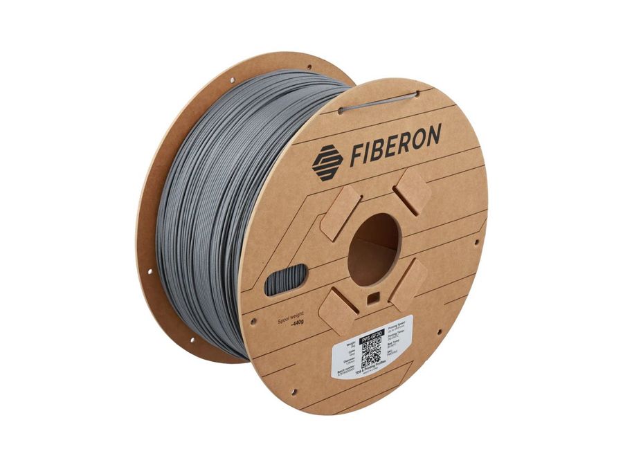 PolyMaker Fiberon PPS-GF20 Gray Filament - 1.75mm (3kg 